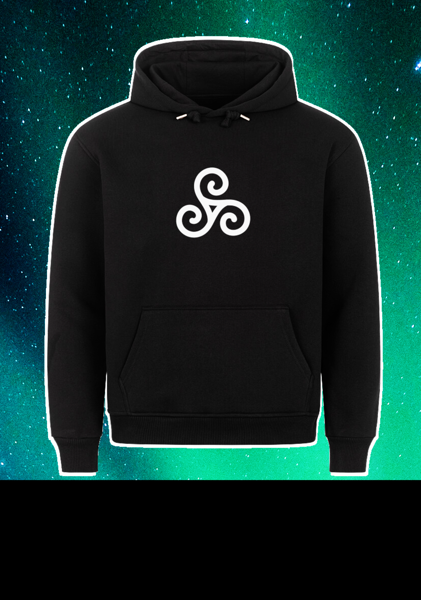 Triskele Scull HigherBlanks Premium Hoodie ⚧️S-4XL